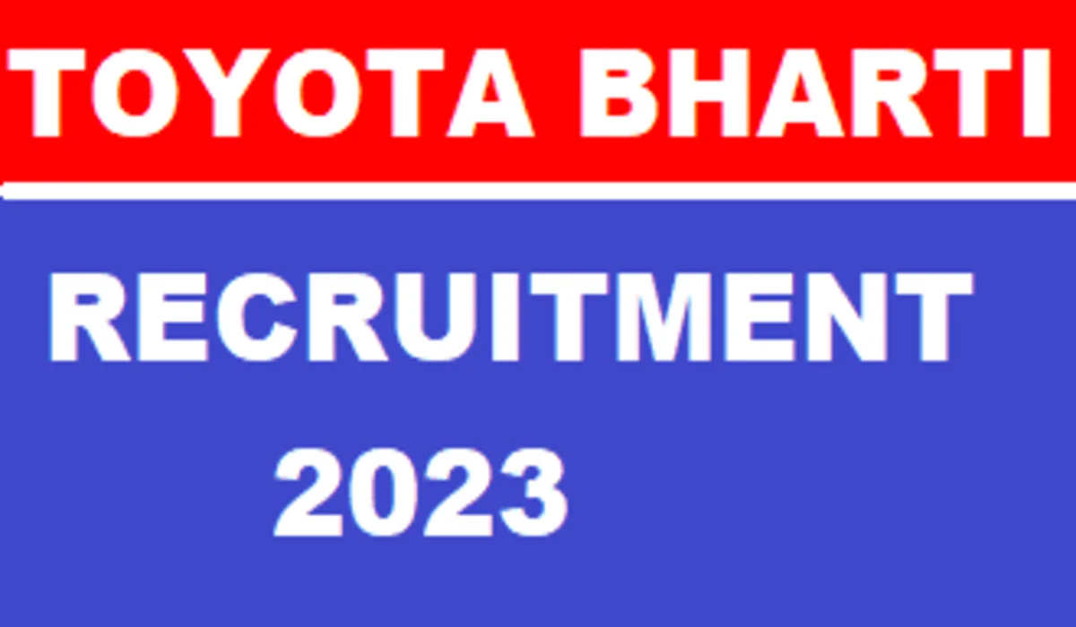 Toyota Recruitment 2023