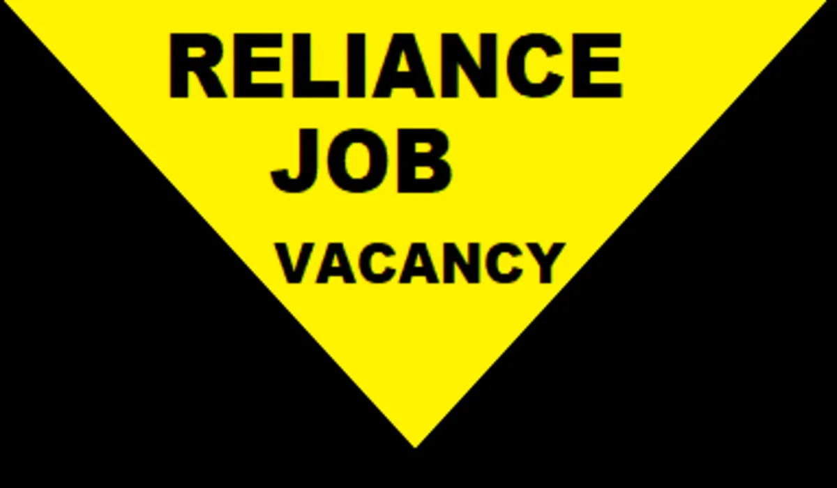 reliance job vacancy for fresher