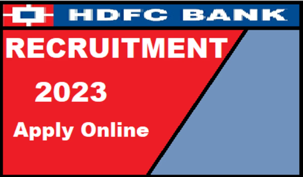 hdfc bank recruitment 2023