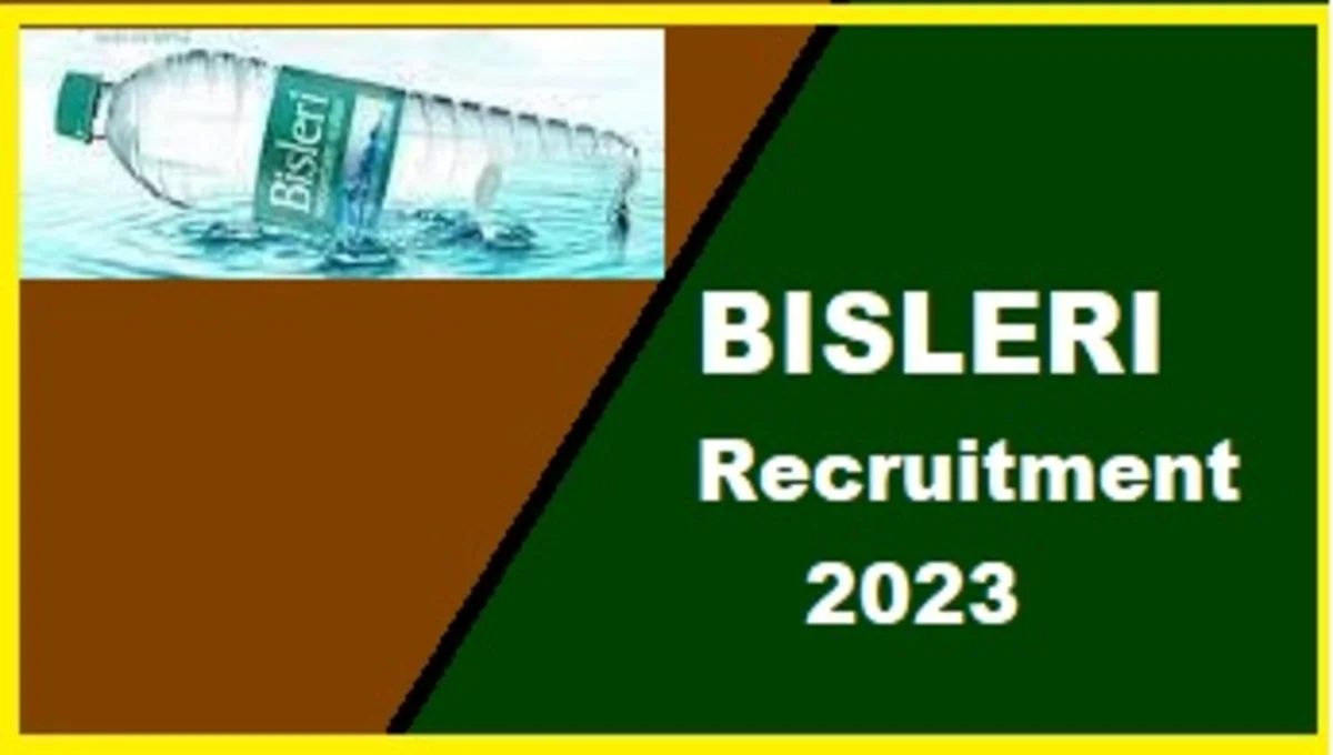 bisleri recruitment 2023