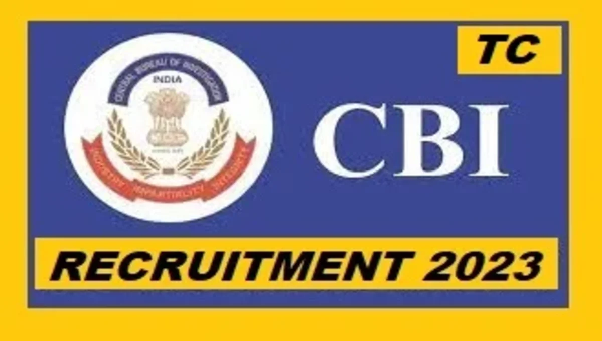 cbi recruitment 2023