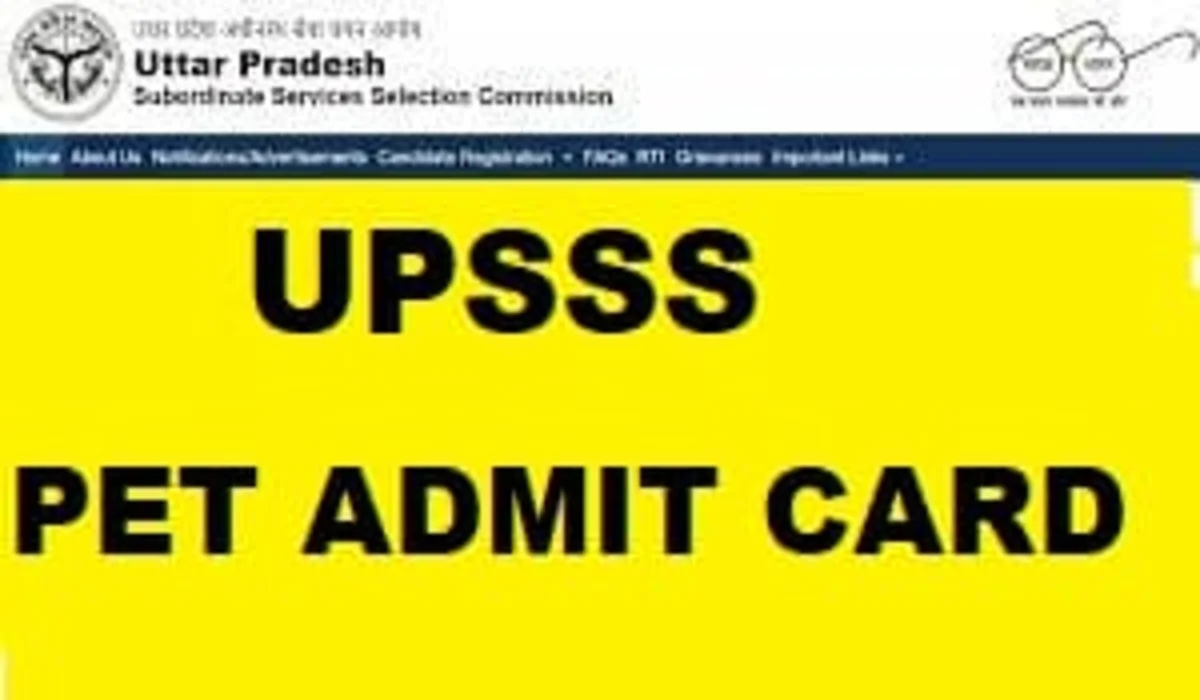 UPSSSC Pet Admit Card